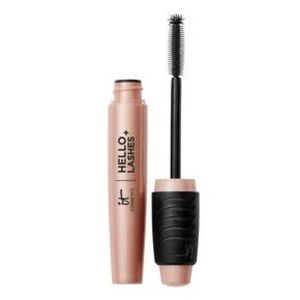 IT COSMETICS HELLO LASHES+ Lash Loving Volumizing Mascara with Serum, Black, NIB